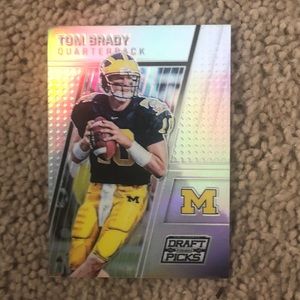 MINT CONDITION TOM BRADY AND WENTZ DRAFT